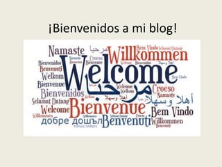 ¡Bienvenidos a mi blog!
 