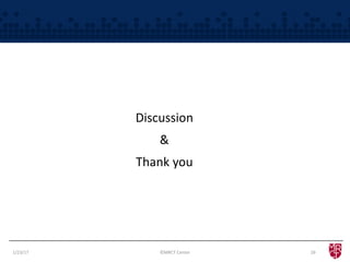 1/23/17 ©MRCT Center 26
Discussion
&
Thank you
 