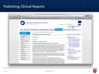 Publishing Clinical Reports
81/23/17 ©MRCT Center
 