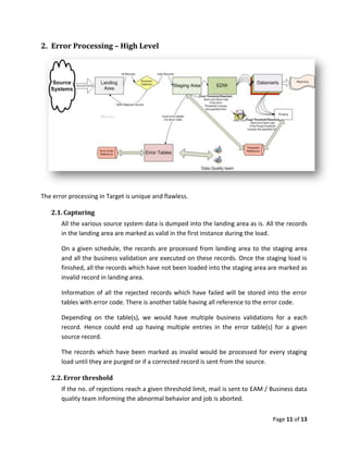 BI Error Processing Framework | PDF