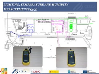 LIGHTING, TEMPERATURE AND HUMIDITY
MEASUREMENTS (3/3)
 