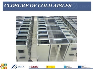 CLOSURE OF COLD AISLES
 