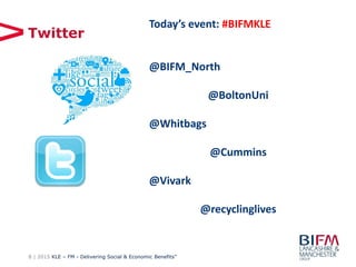 BIFM Event at the University of Bolton 25 June 2015