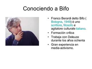 Bifo: Generación Post Alfa | PPT