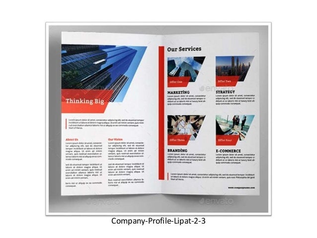 Bifold corporate brochure