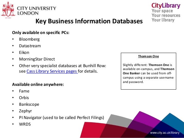 Banking And International Finance Fyp Library Resources 2014 15