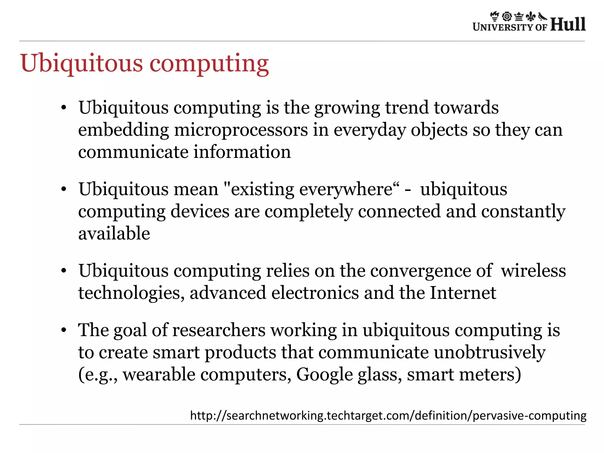 Mr	
  Cameron	
  said	
  the	
  UK	
  and	
  
Germany	
  could	
  ﬁnd	
  
themselves	
  on	
  the	
  forefront	
  
of	
  a	
  new	
  "industrial	
  
revolu4on".	
  
	
  
"I	
  see	
  the	
  internet	
  of	
  things	
  as	
  
a	
  huge	
  transforma4ve	
  
development	
  -­‐	
  a	
  way	
  of	
  
boos4ng	
  produc4vity,	
  of	
  
keeping	
  us	
  healthier,	
  making	
  
transport	
  more	
  eﬃcient,	
  
reducing	
  energy	
  needs,	
  
tackling	
  climate	
  change,"	
  he	
  
said.	
  
BBC	
  NEWS	
  
9	
  March	
  2014	
  
 