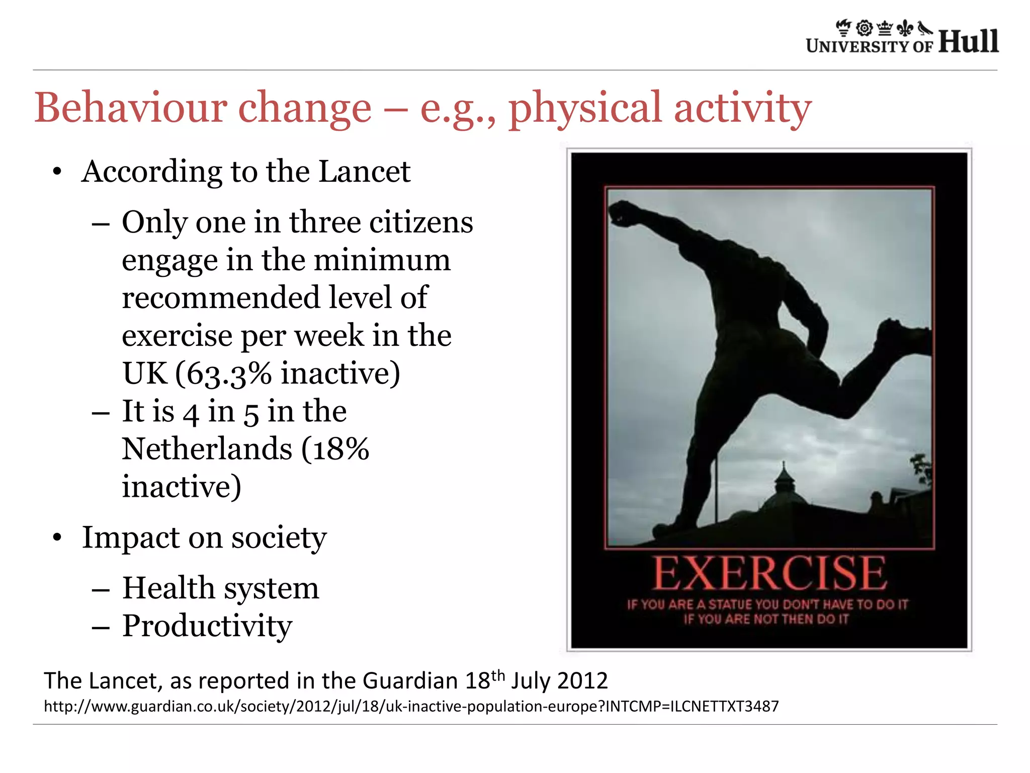Some of the techniques data scientists use
•  Classification
•  Clustering
•  Association rules
•  Decision trees
•  Regression
•  Genetic algorithms
•  Neural networks and
support vector
machines
•  Machine learning
•  Natural language
processing
•  Sentiment analysis
•  Artificial intelligence
•  Time series analysis
•  Simulations
•  Social network
analysis
 