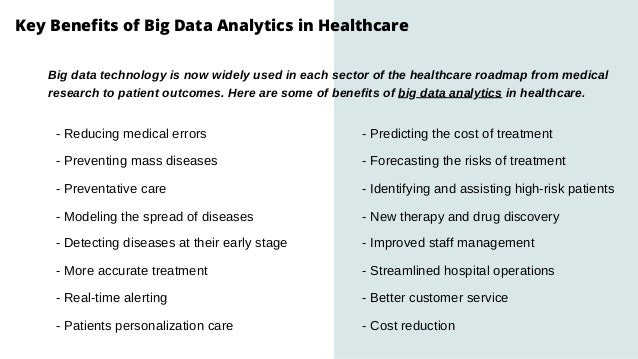 Challenges and Benefits of Big Data Analytics Technology in Healthcare ...