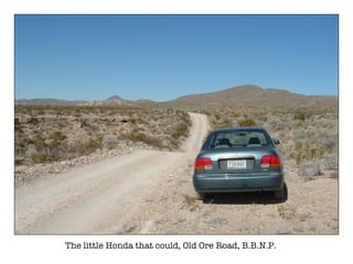 The little Honda that could, Old Ore Road, B.B.N.P. 