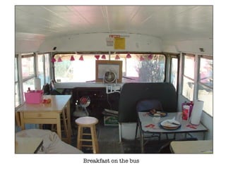 Breakfast on the bus 