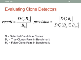 BigCloneBench | PPTX