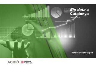Píndola tecnològica
Març del 2021
Big data a
Catalunya
 