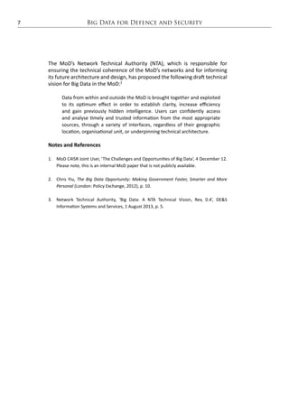 Big Data for Defense and Security | PDF