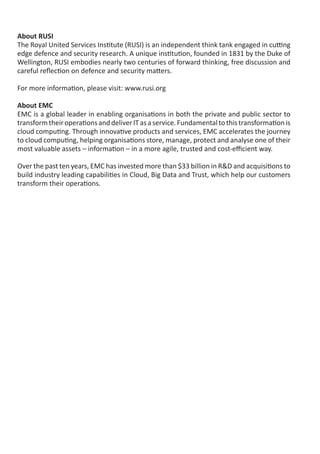 Big Data for Defense and Security | PDF