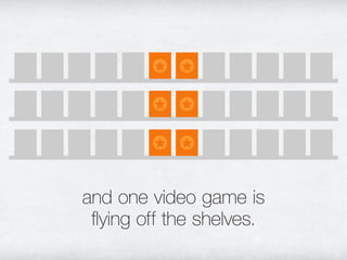 and one video game is flying
      off the shelves.
 