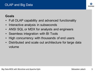Big Data MDX with Mondrian and Apache Kylin | PDF