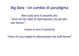 Francesco Micali : Big data per le smart cities - Mediabeta srl / Lo Stretto Digitale