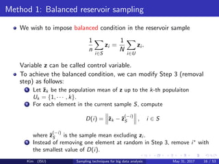 Some sampling techniques for big data analysis | PDF