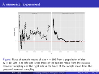 Some sampling techniques for big data analysis | PDF