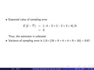 Some sampling techniques for big data analysis | PDF