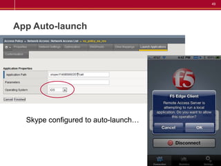 49




App Auto-launch




  Skype configured to auto-launch…
 