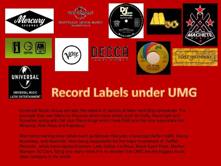 Big 4 record labels