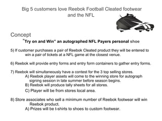 Big 5 Marketing Football Cleated 