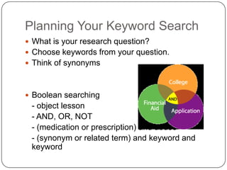 Search for more information