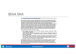 @BYTE_EU www.byte-project.eu
BDVA	SRIA
 