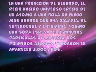 Big bang