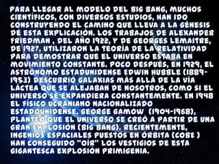 Big bang