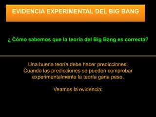 Big Bang Pruebas