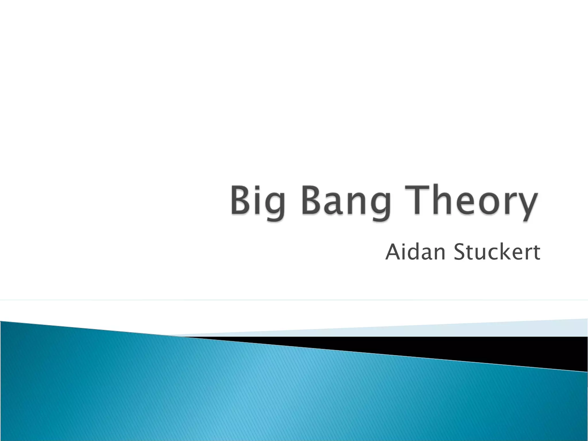 Theories of the universe ppt