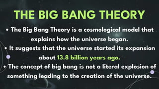 The Origin of the Universe: Big Bang Theory | PDF