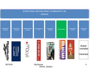 08/16/09 Big Bazaar  XIDAS, Jabalpur Kuber complex Varanasi 
