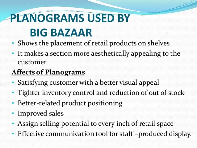 inventory control on big bazaar Return of non salable items registers maintained by logistics in big bazaar: food bazaar out ward big bazaar outward vendor schedule register bar code register . inventory control on big bazaar Return of non salable items registers maintained by logistics in big bazaar: food bazaar out ward big bazaar outward vendor schedule register bar code register .