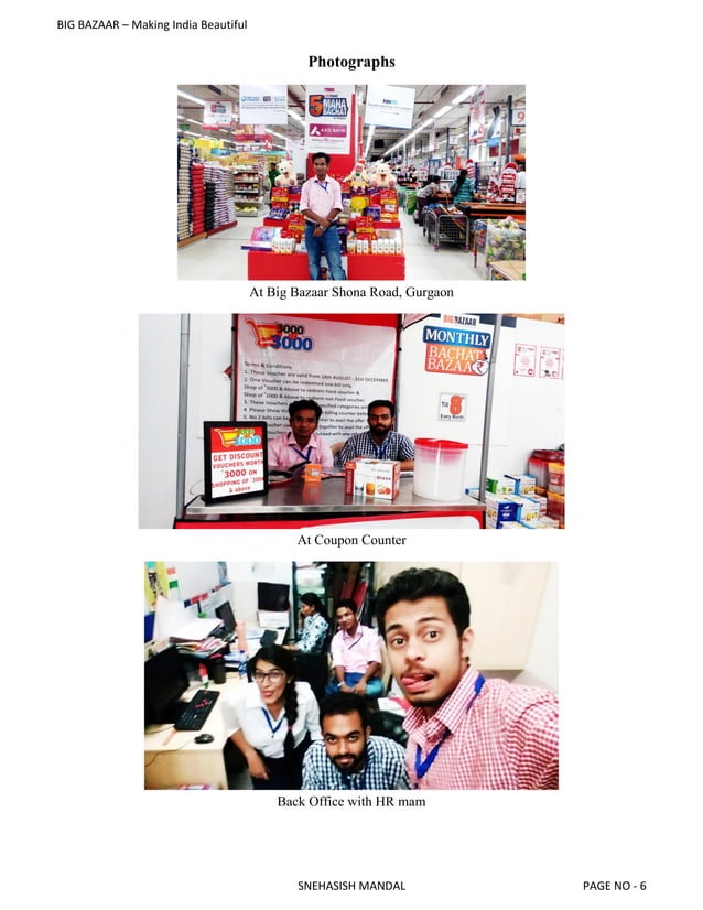 Big Bazaar - Project Report