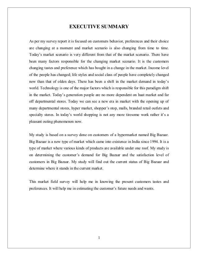 Big bazaar buying behaviour of customers (1)