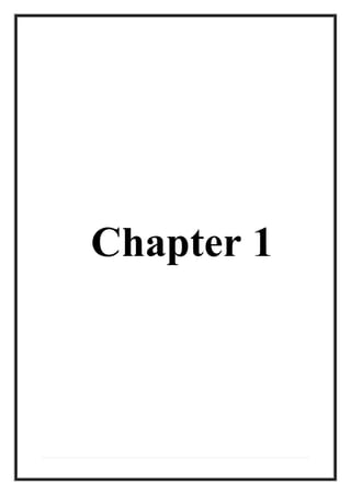 Chapter 1
 