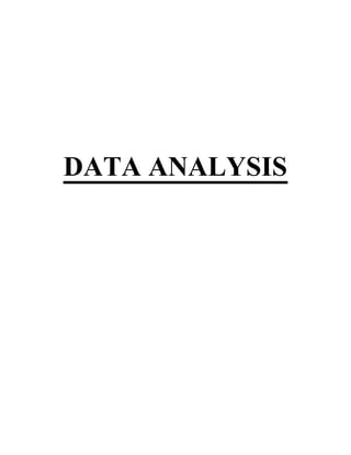 DATA ANALYSIS
 