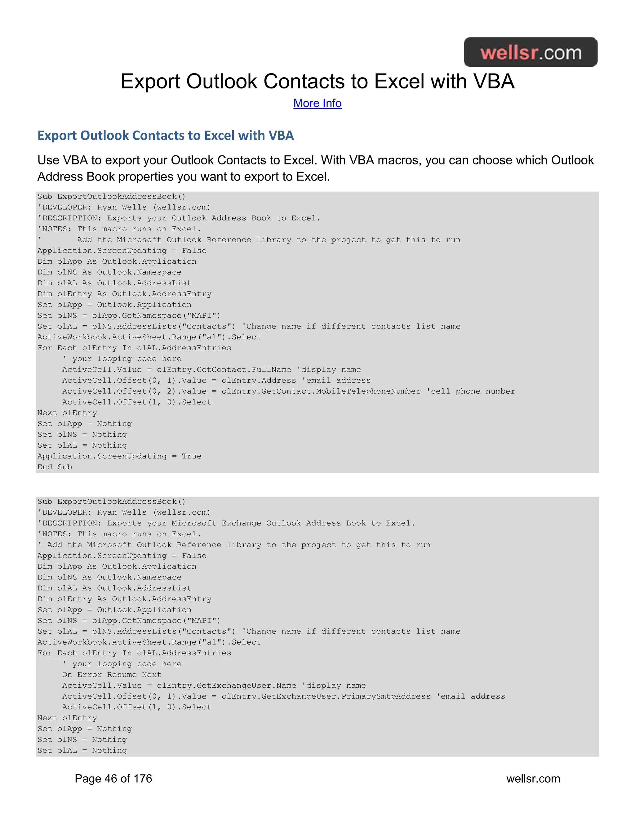 Big book of excel vba macros pdf