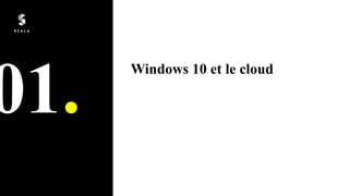 01.
Windows 10 et le cloud
 