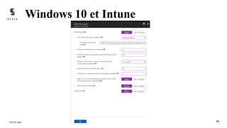 Windows 10 et Intune
Pied de page 10
 