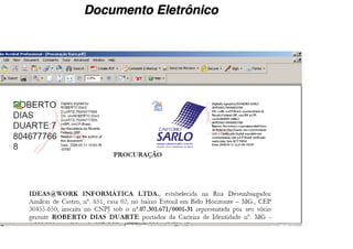 Documento Eletrônico
 