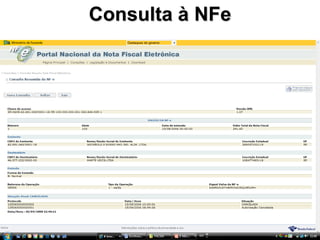 Consulta à NFe
 