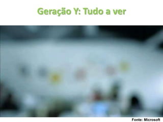 Geração Y: Tudo a ver




                        Fonte: Microsoft
 