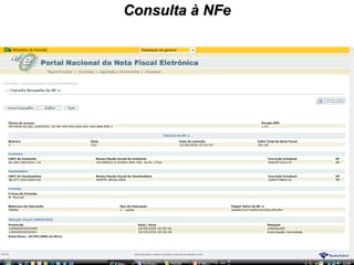 Consulta à NFe 