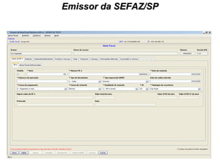 Emissor da SEFAZ/SP 