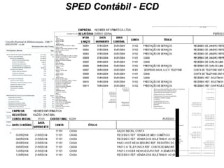 SPED Contábil - ECD 